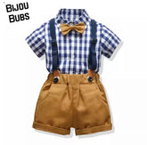 Mayfair Summer - Toddler / Baby Boy Short Sleeve Suit Set.